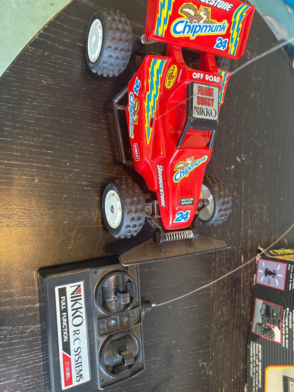 Nikko Chipmunk RC Auto - Vintage Frame Buggy, Gebruikt, Auto offroad, RTR (Ready to Run), Overige schalen