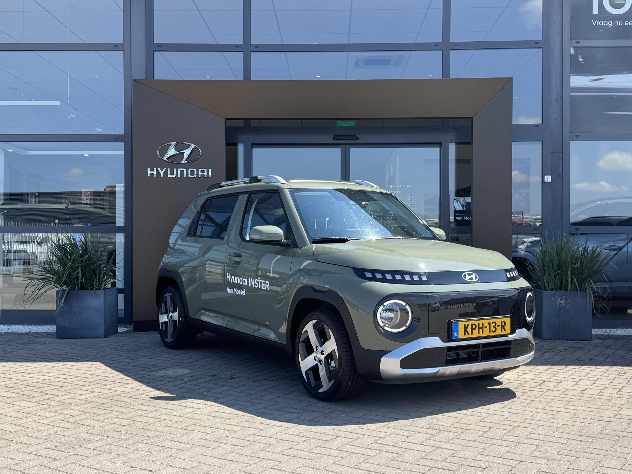 Hyundai INSTER Pulse Advanced 42 kWh | Schuif-/kanteldak | S, Auto's, Hyundai, 12 maanden, Stof, Zwart, Origineel Nederlands