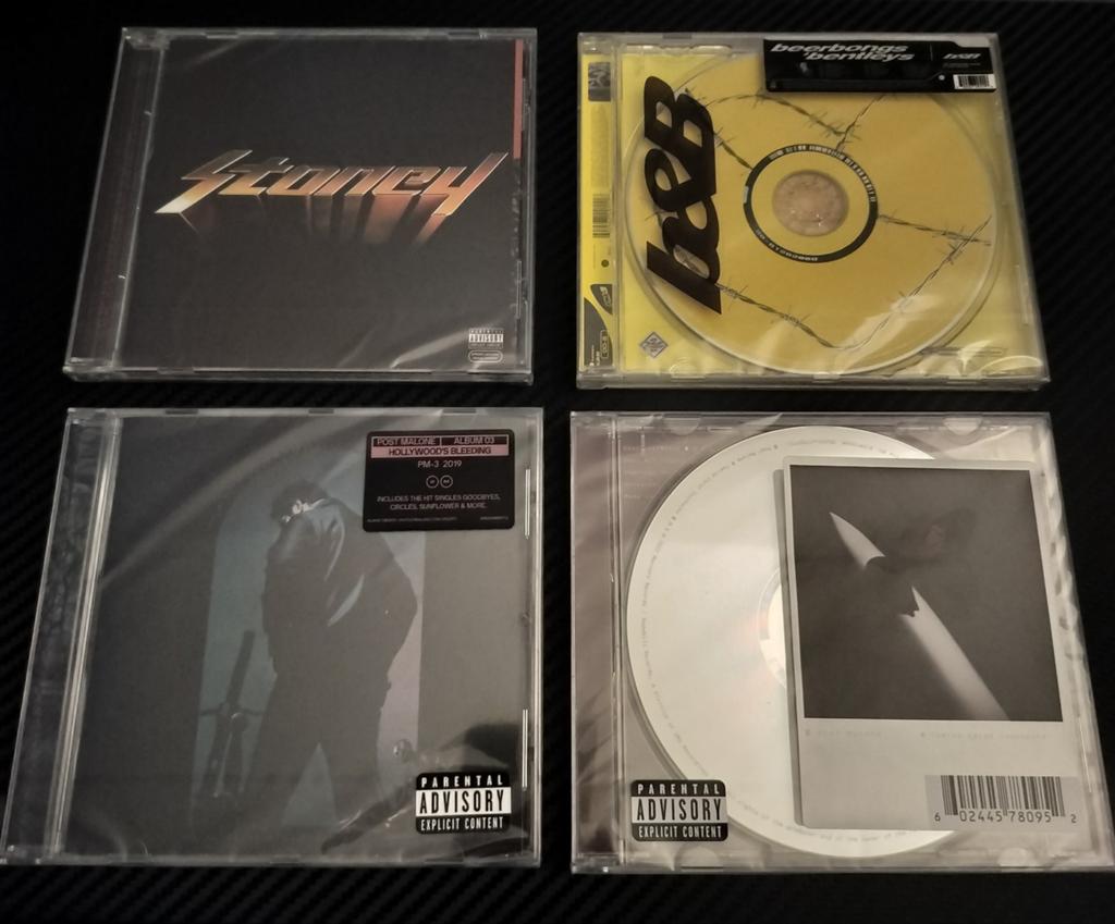 4x Post Malone Cd Factory Sealed., Ophalen of Verzenden, 2000 tot heden, Nieuw in verpakking