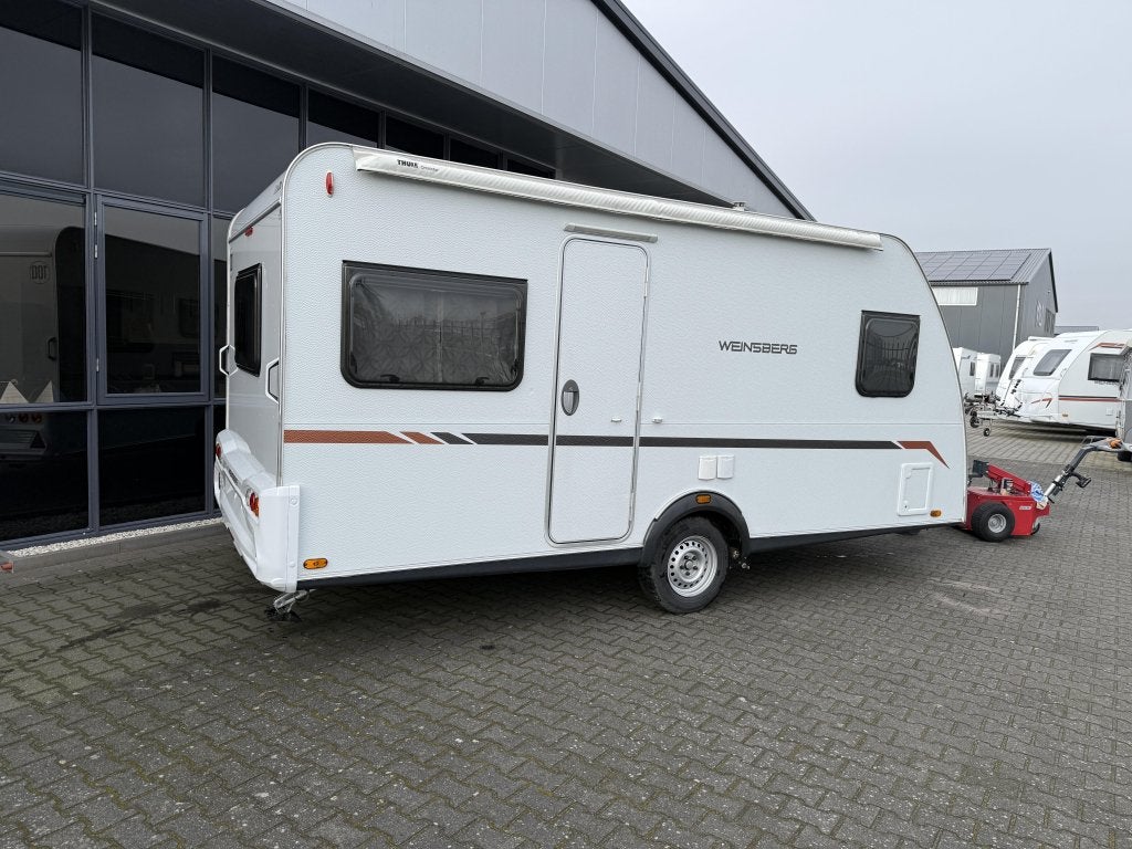 Weinsberg CaraCito 450 FU Fransbed 205cm Rondzit 940Kg 2022, Overige merken, Schokbreker, Bedrijf, Treinzit