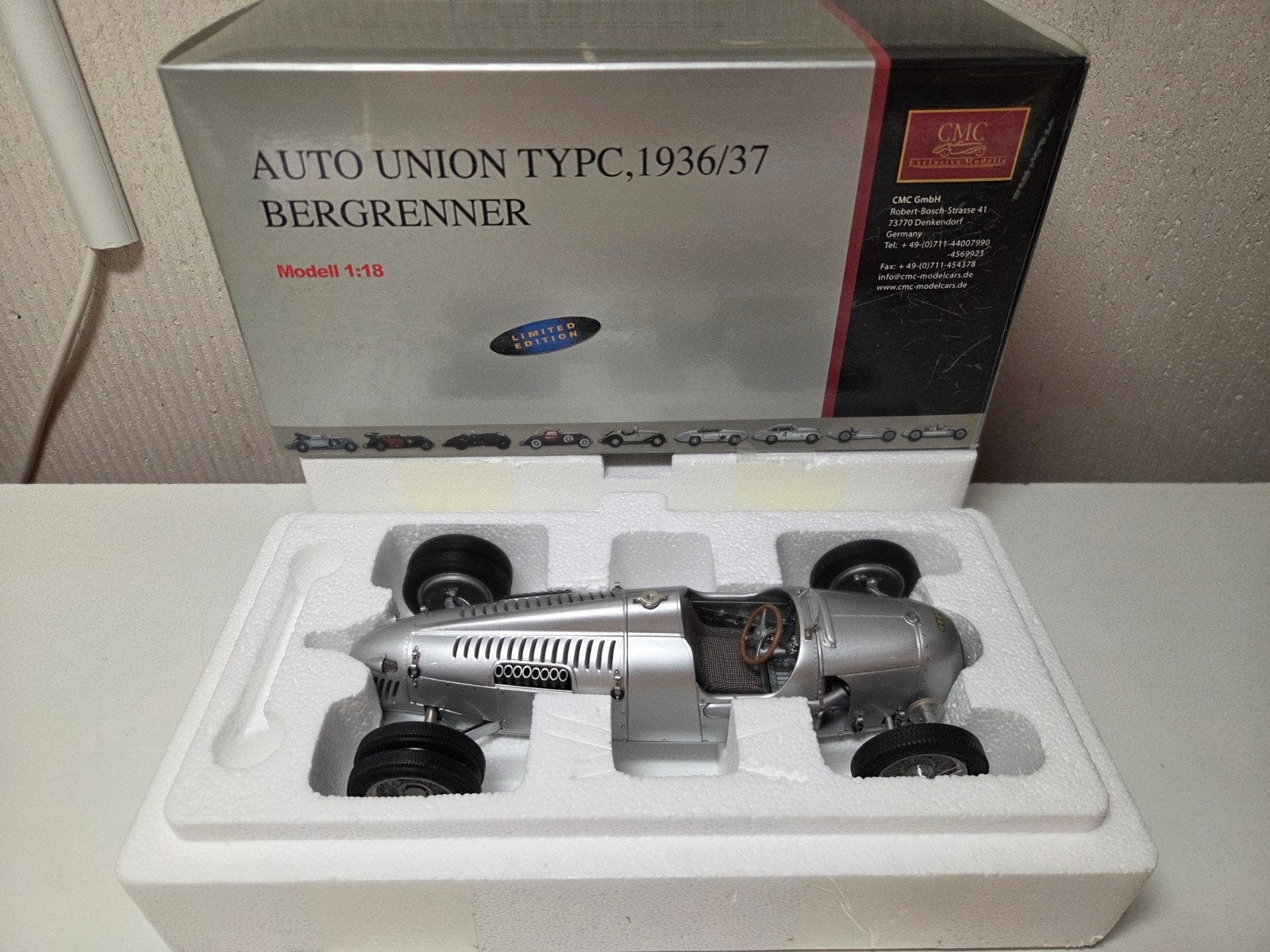 CMC Auto Union Typc 1936/37 Bergrenner, Ophalen of Verzenden, Zo goed als nieuw