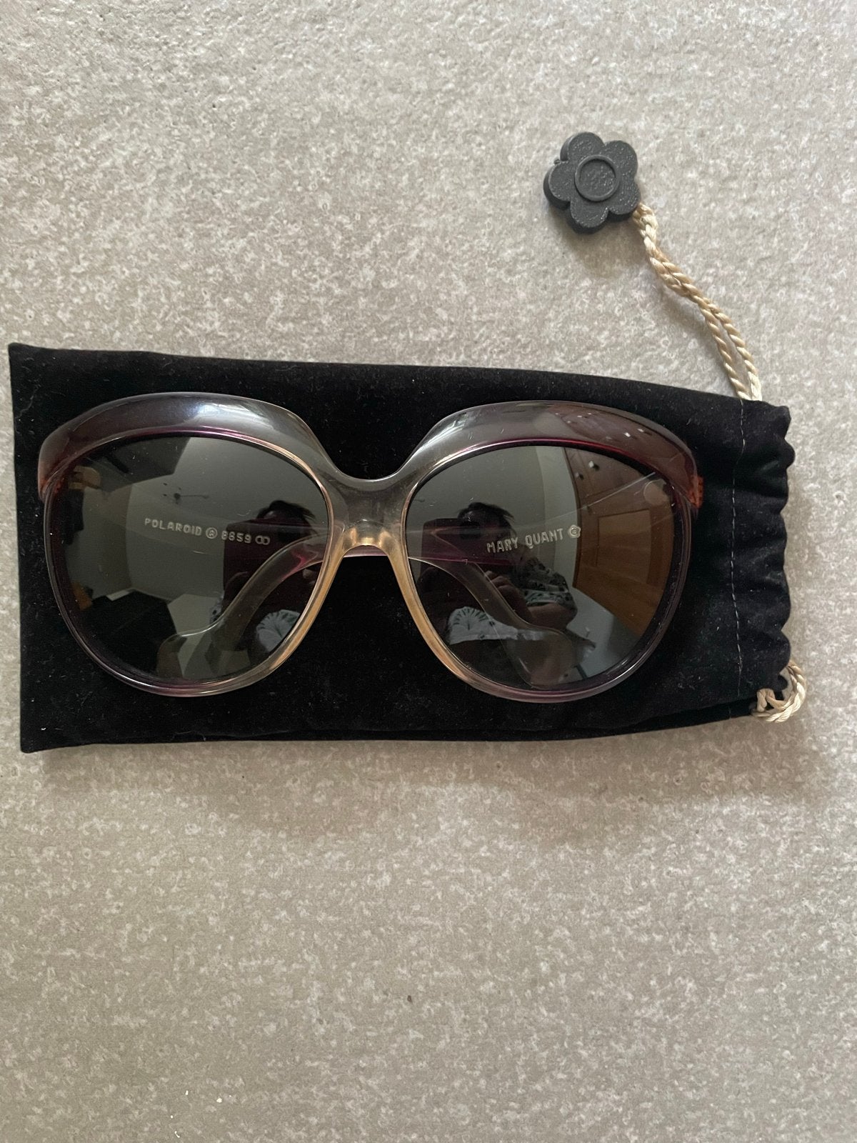 Mary Quant vintage zonnebril, ruimer model, Sieraden, Tassen en Uiterlijk, Zonnebrillen en Brillen | Dames, Overige merken, Gebruikt