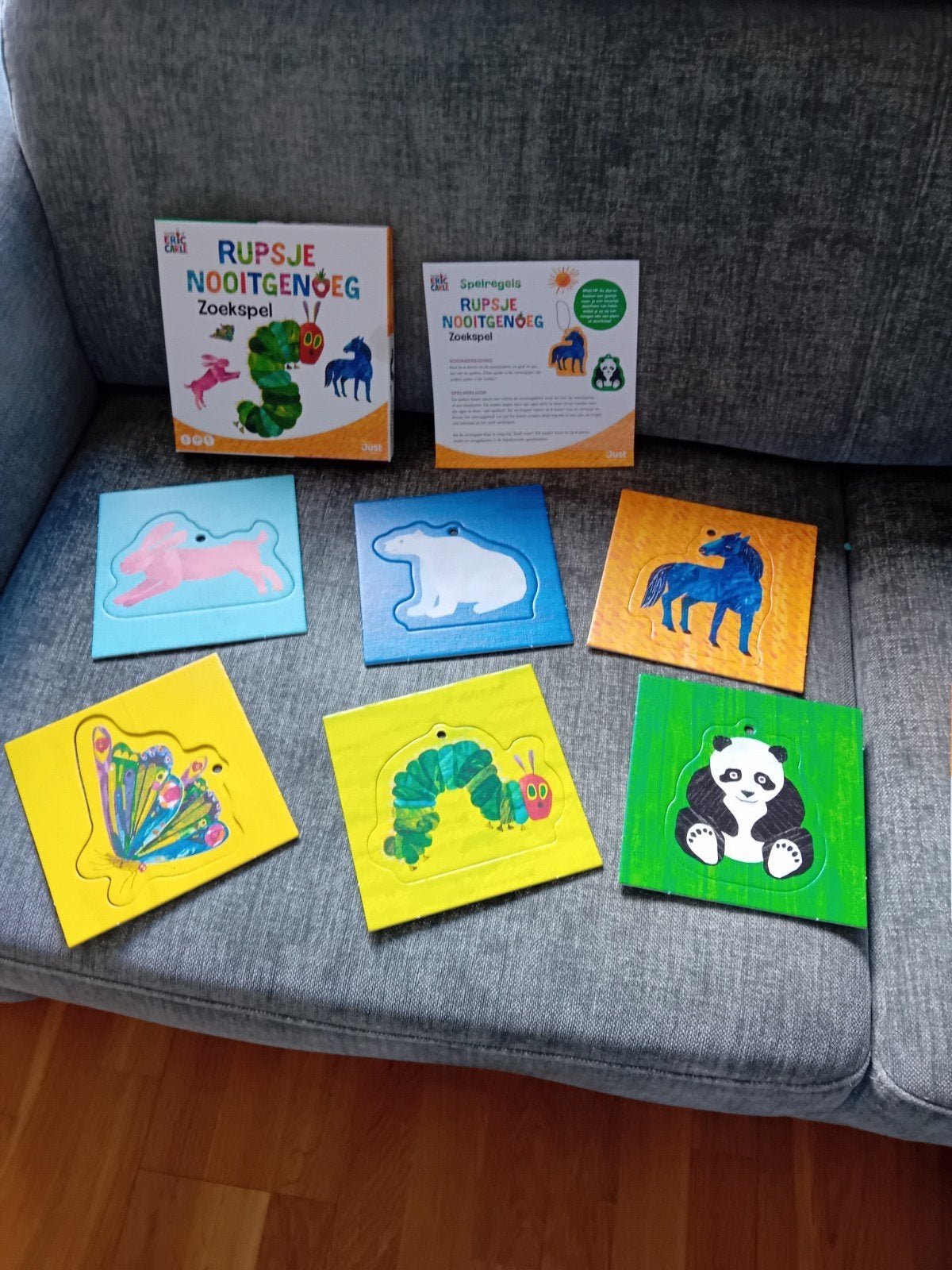 Rupsje nooitgenoeg, Ophalen, Nieuw