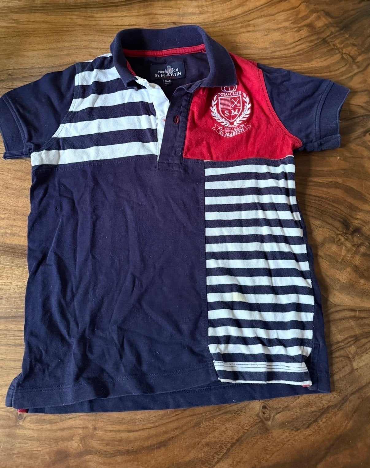Polo Club St. Martin shirt maat 110/116, Ophalen of Verzenden, Gebruikt, Jongen, Shirt of Longsleeve
