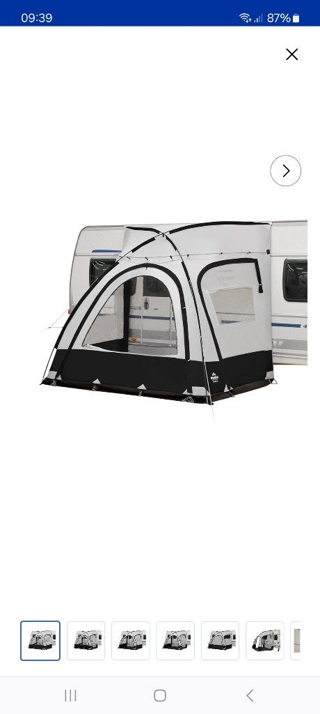 Obelink Treffer Plus Caravan voortent 2.70 x 2.00m 1x gebru, Ophalen of Verzenden, Zo goed als nieuw