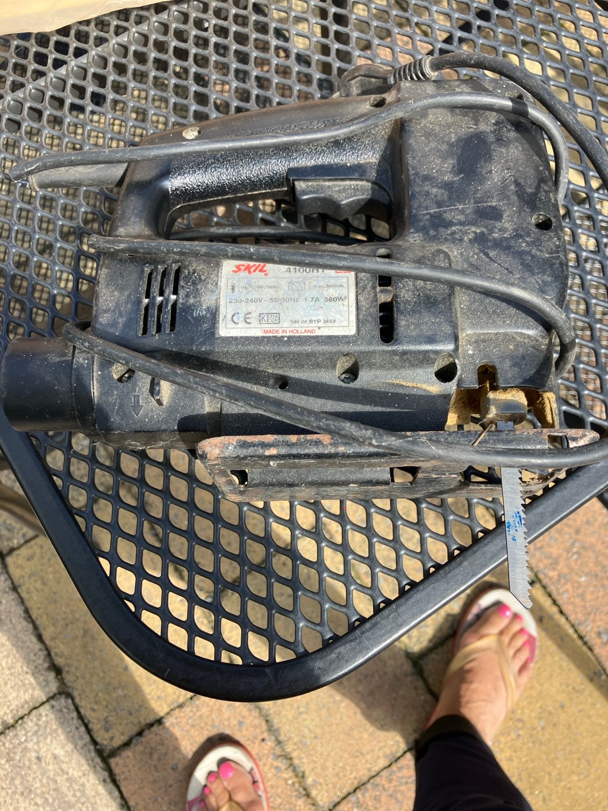 Skil 4100H1 Decoupeerzaag - 380W, Gebruikt, Decoupeerzaag, Ophalen of Verzenden, 30 tot 70 mm