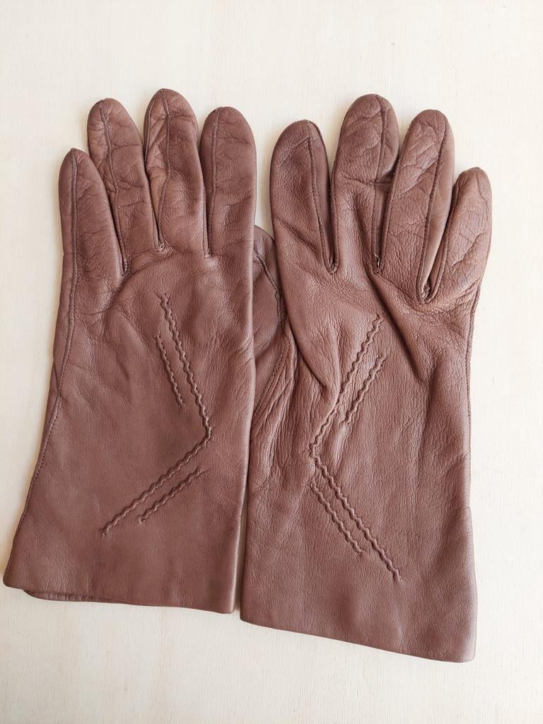 Laimböck lichtbruine leren handschoenen, maat 7, Kleding | Dames, Mutsen, Sjaals en Handschoenen, Laimböck, Ophalen of Verzenden