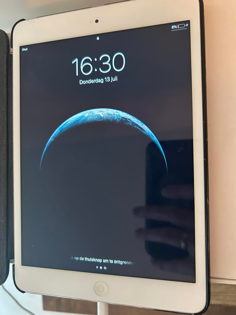 Apple iPad Mini 2 - Zilver/Wit - 16GB - Wi-Fi, Computers en Software, Apple iPads, Wit, Ophalen of Verzenden, Zo goed als nieuw
