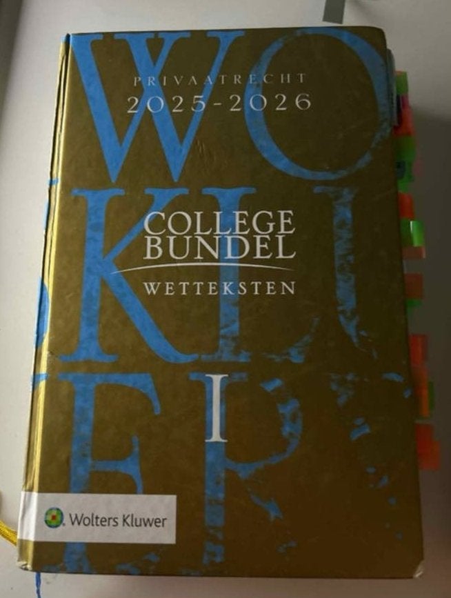 Collegebundel Wettenbundel Privaatrecht & Publiekrecht 2025-, Boeken, Ophalen, Gamma, Zo goed als nieuw, HBO