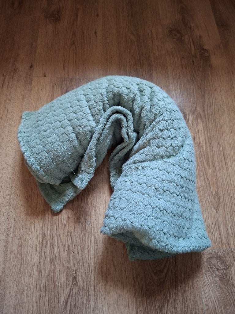 Groene plaid fleecedeken 130x160, Fleecedeken, 130 cm, Ophalen of Verzenden, Zo goed als nieuw