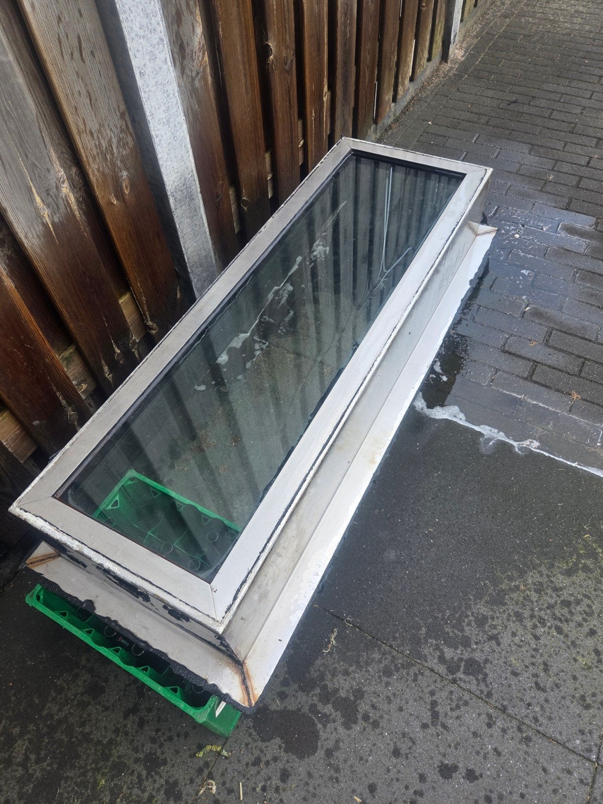 Glas voor vijverbak - 120.5 x 40.5 cm, Tuin en Terras, Vijvers, Ophalen, Gebruikt