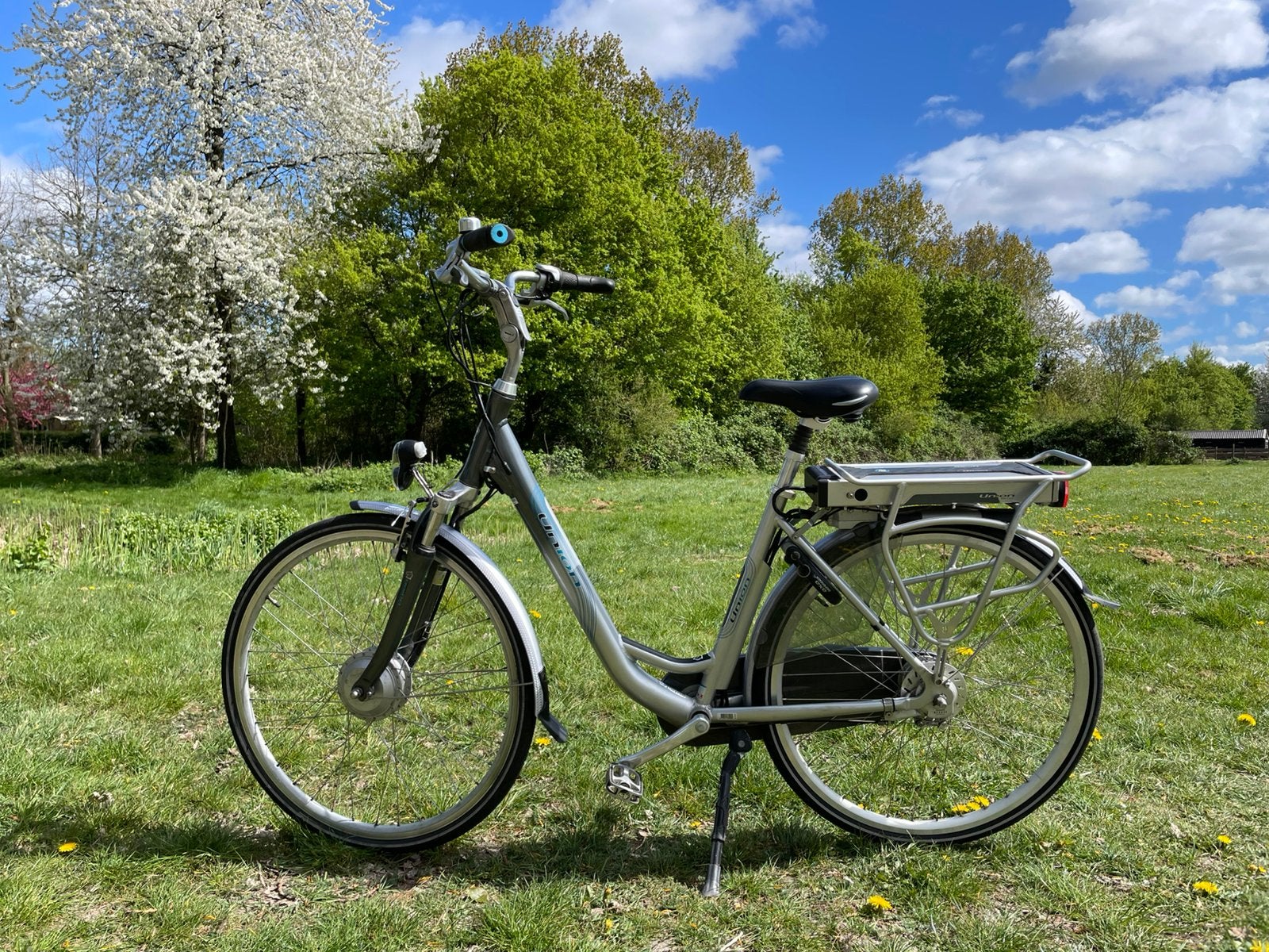 Union E-bike - Accu moet worden vervangen, Fietsen en Brommers, Elektrische fietsen, Minder dan 30 km per accu, Gebruikt, 51 tot 55 cm