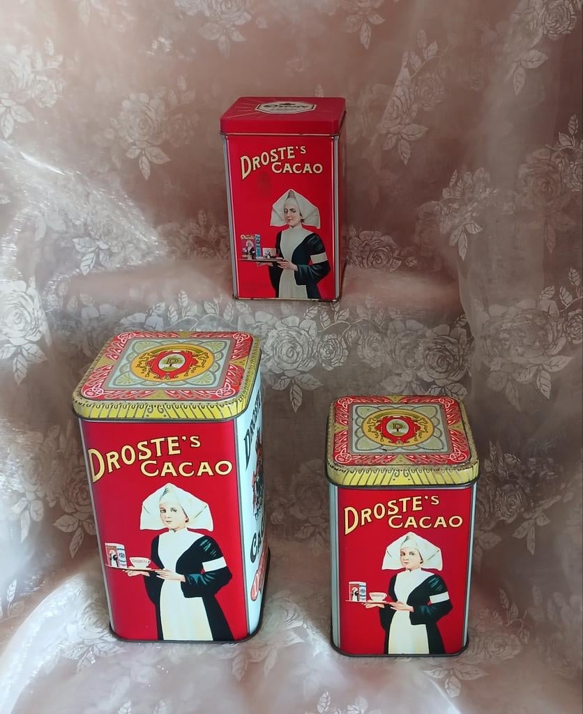 Droste blikjes, Verzamelen, Ophalen of Verzenden, Gebruikt, Overige, Droste
