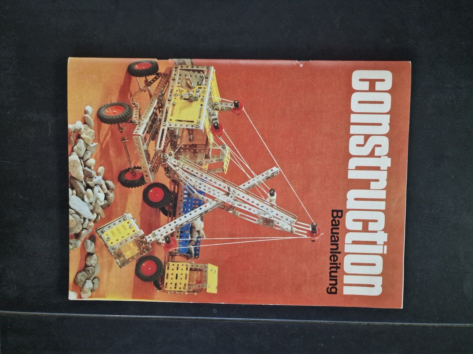Vintage Constructie Bouwdoos met Handleiding, Ophalen, Gebruikt, Overige merken