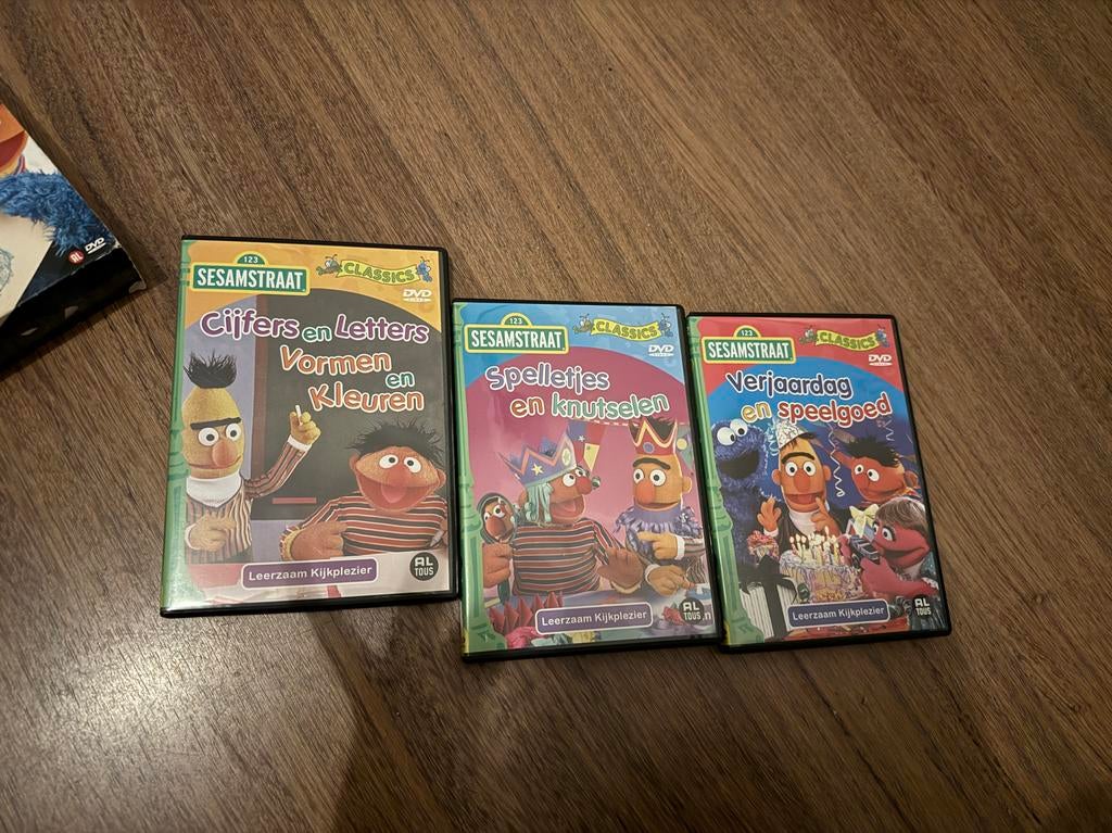 Sesamstraat: Het Beste van Bert & Ernie DVD 3-pack, Cd's en Dvd's, Dvd's | Kinderen en Jeugd, Gebruikt, Tv fictie, Educatief, Boxset
