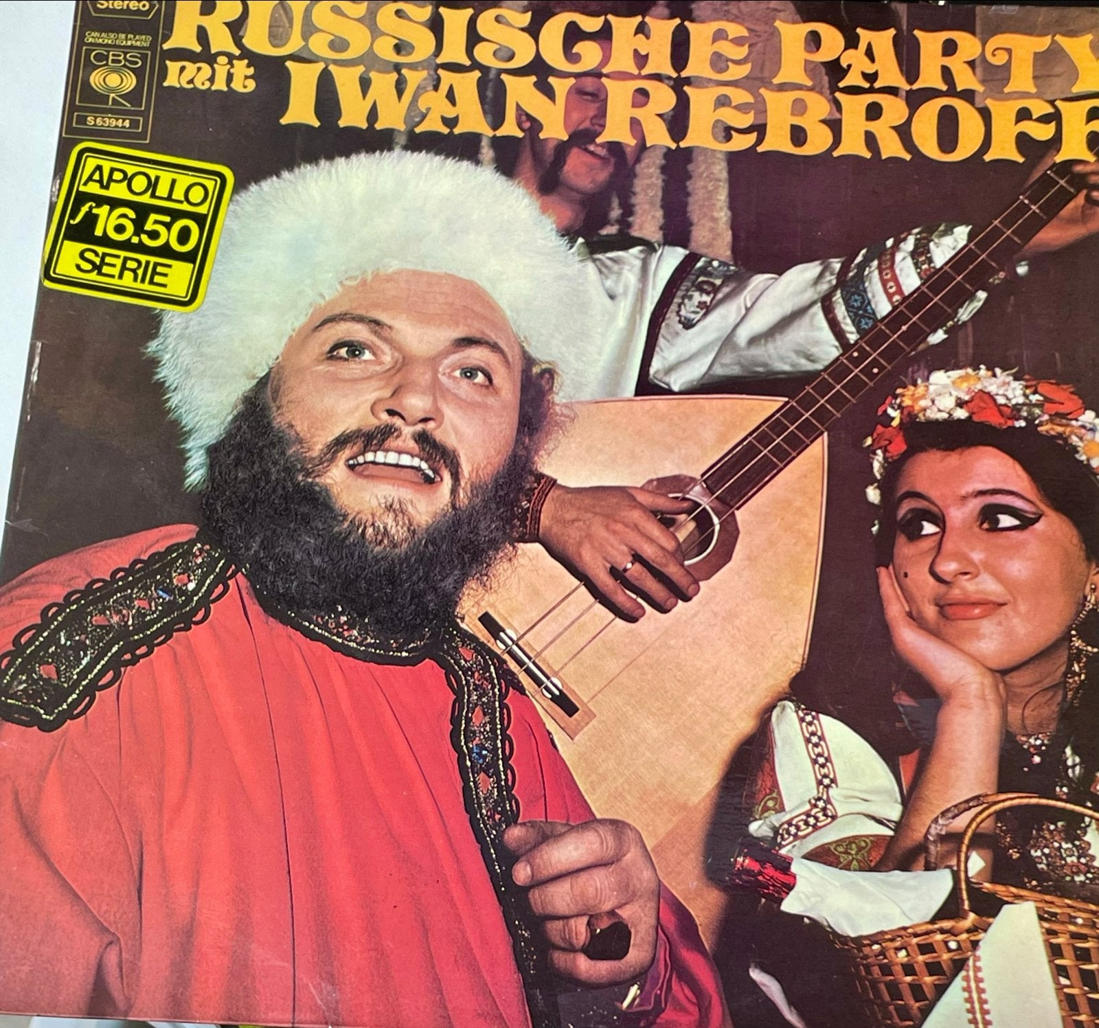 Ivan Rebroff - Russische Party (CBS Apollo Serie LP), Europees, Gebruikt, Originele persing, Ophalen of Verzenden
