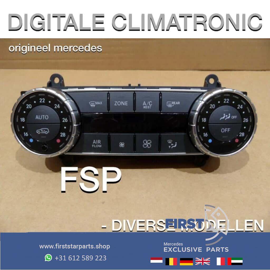 Mercedes W204 W212 X204 W166 Climatronic kachel bediening or, Gebruikt, -, Ophalen of Verzenden, -