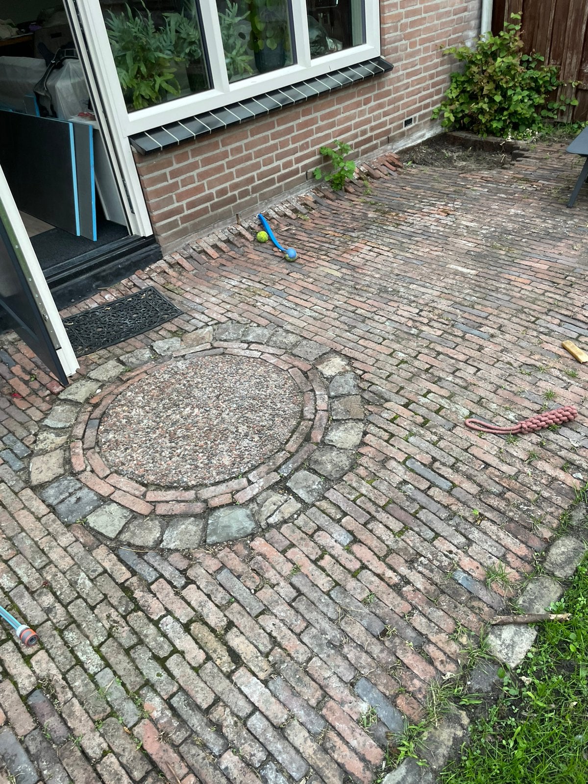 Gratis 10m2 klinkers, Ophalen, Gebruikt, Klinkers, 10 m² of meer