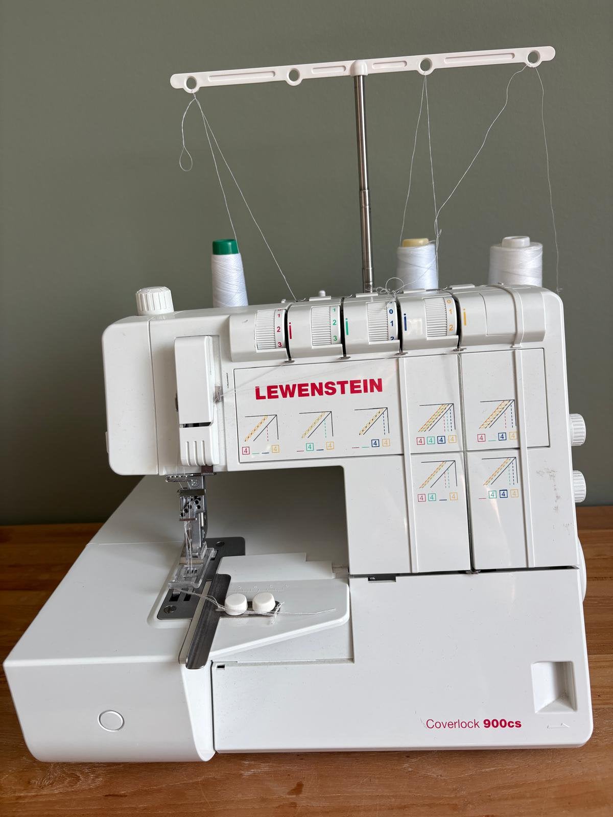 Lewenstein Coverlock 900 CS, Ophalen of Verzenden, Gebruikt, Lockmachine, Lewenstein
