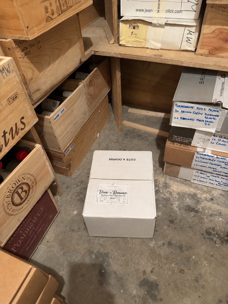 6 flessen Vosne Romanee Jean Claude Guyaux 2019, Verzamelen, Ophalen, Nieuw, Frankrijk, Rode wijn