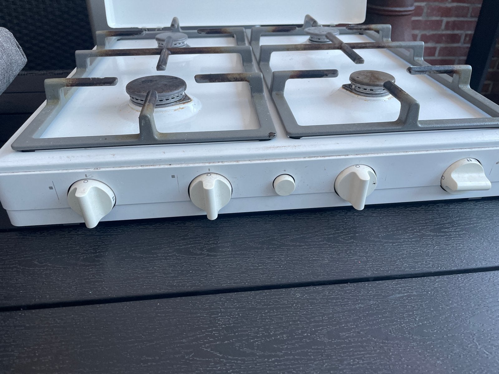 ATAG Vrijstaand Gasfornuis met 4 Kookzones, Gebruikt, 60 cm of meer, Gas, Vrijstaand