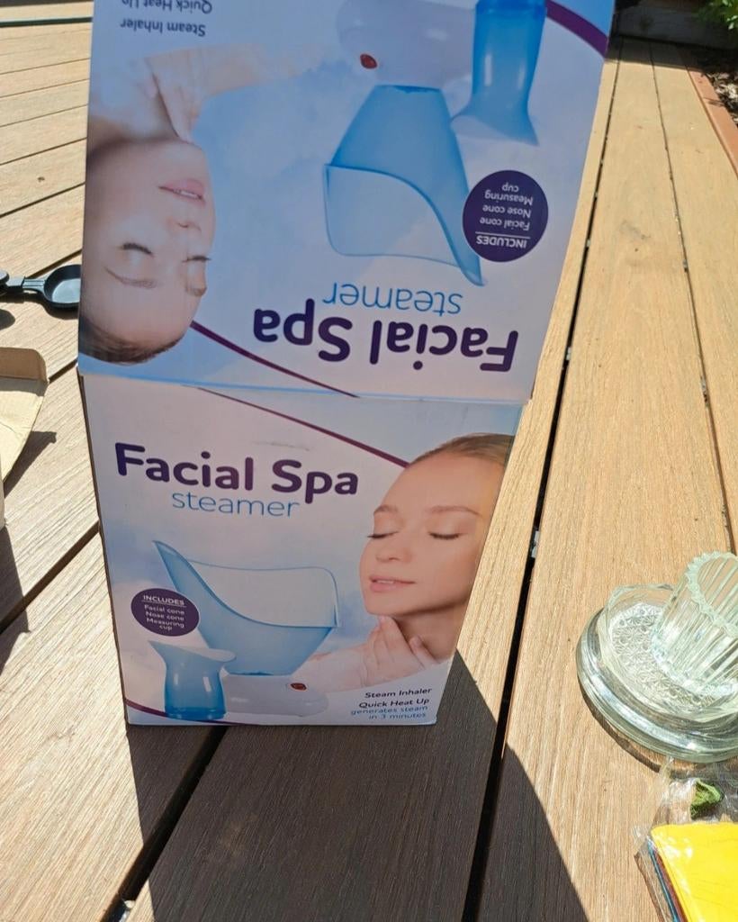 Facial Spa Steamer Gezichtsreiniger Nieuw in doos, Ophalen of Verzenden, Nieuw, Gehele gezicht, Reiniging