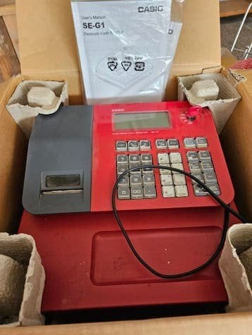 Casio kassa seg 1 rood, Ophalen of Verzenden, Overige typen