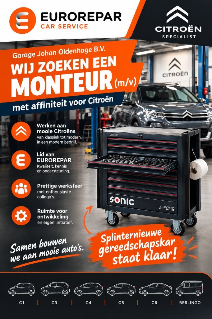 Automonteur gezocht  38 uur Nieuw-Vennep  Sonickar stt klaar, 33 - 40 uur, LBO / VMBO, Vanaf 1 jaar, Vast contract