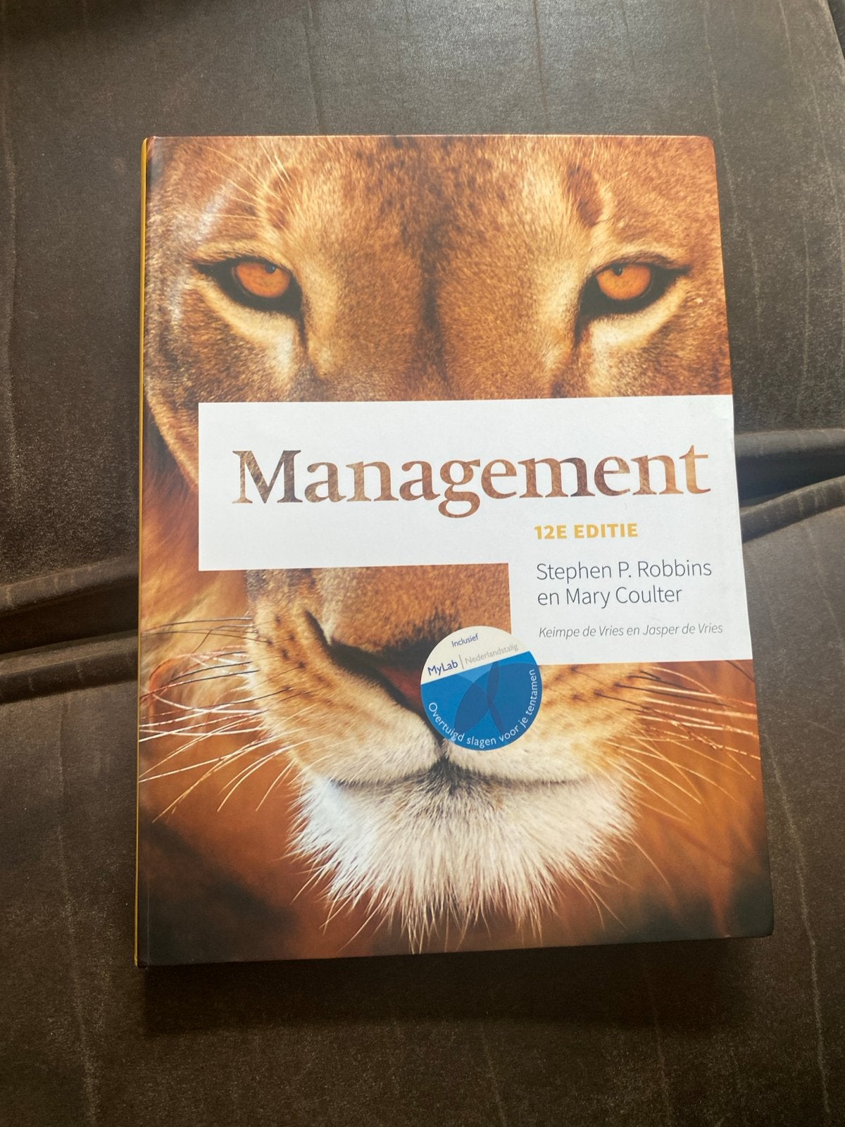 Management 12e editie - Robbins & Coulter, Ophalen of Verzenden, Gamma, Nieuw, HBO