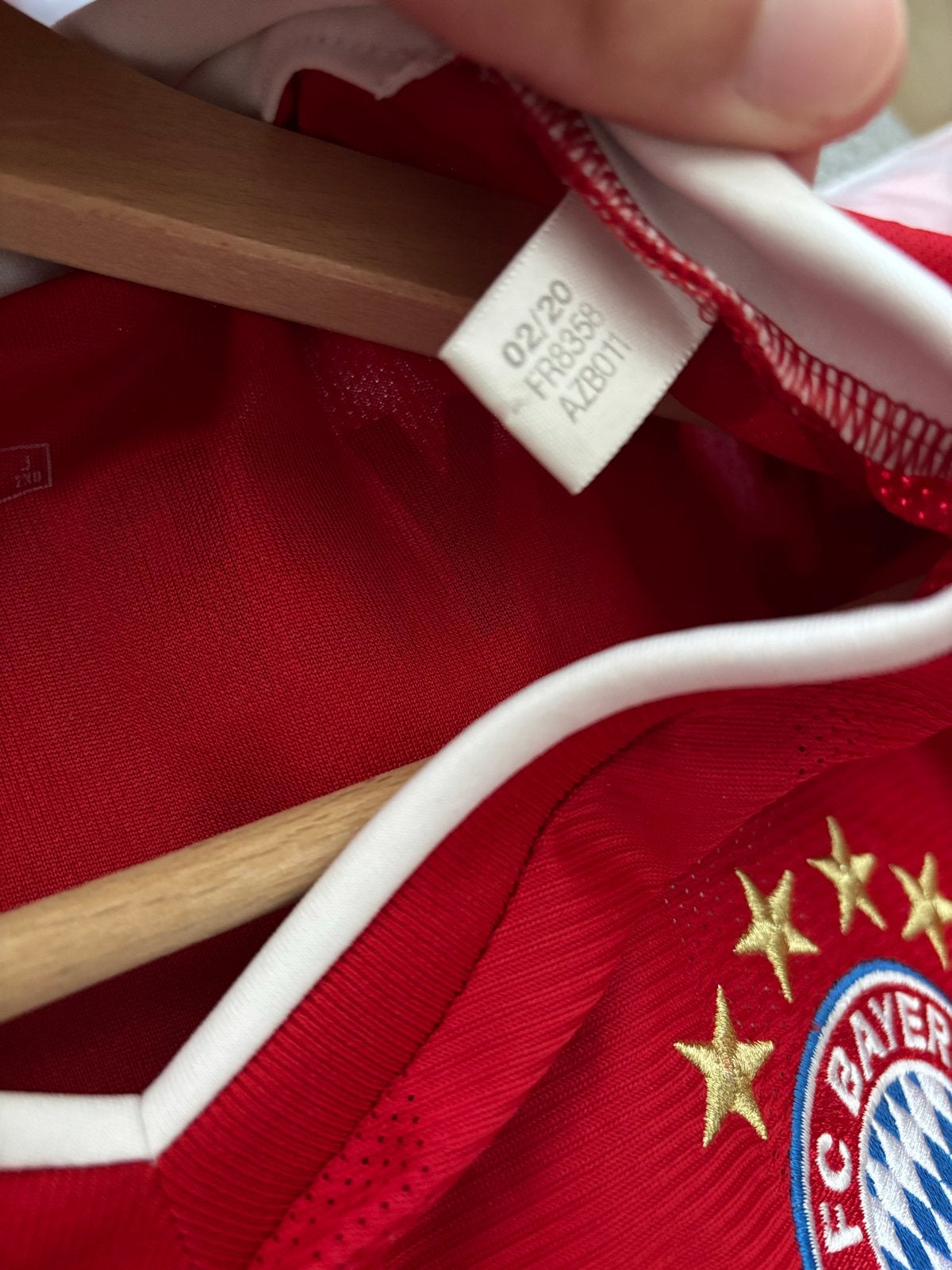FC Bayern München Thuisshirt Lewandowski #9 Maat M, Maat 52/54 (L), Ophalen of Verzenden, Zo goed als nieuw, Voetbal