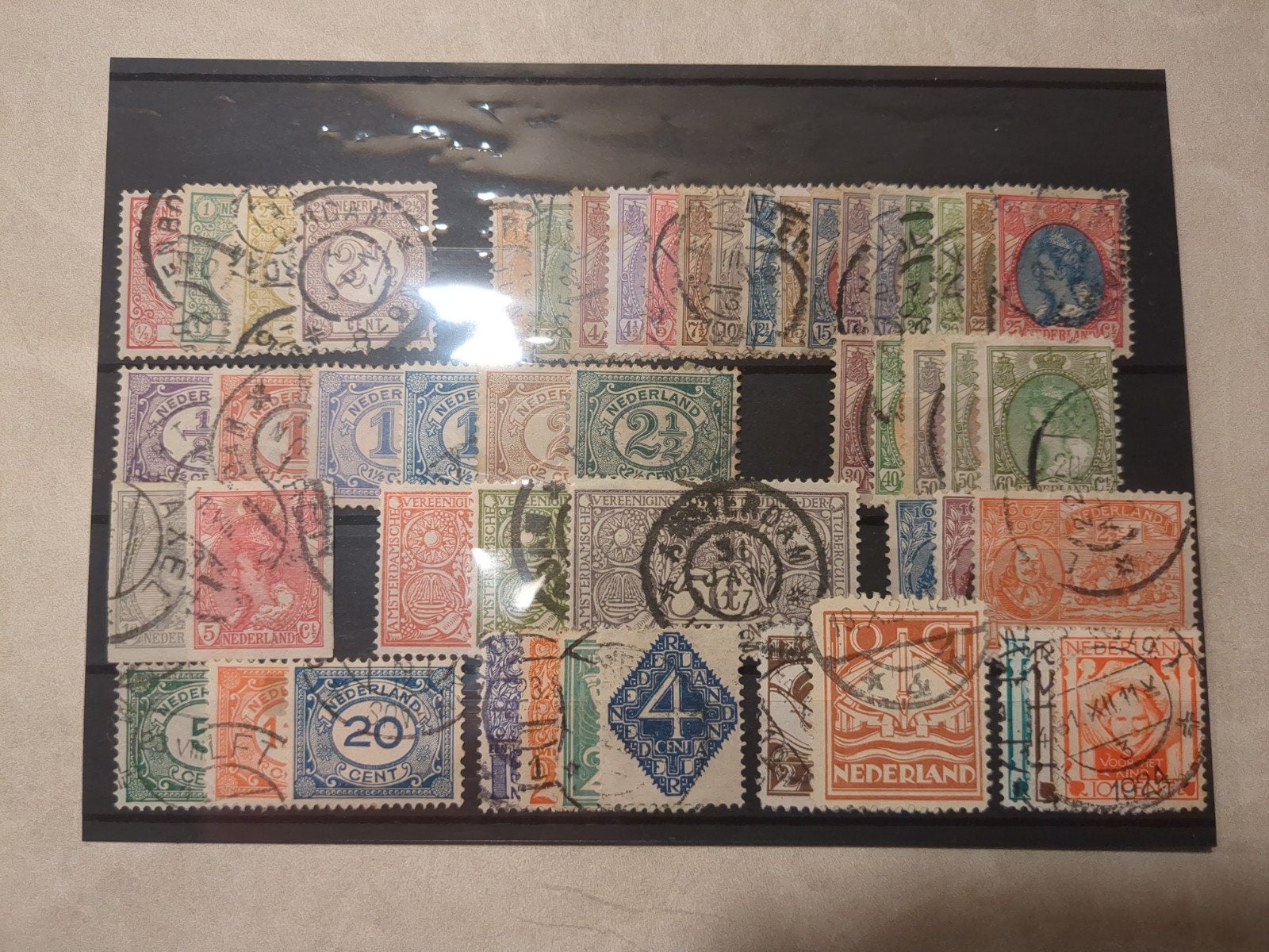 postzegels Nederland gestempeld tussen 1890 en 1925, Ophalen of Verzenden