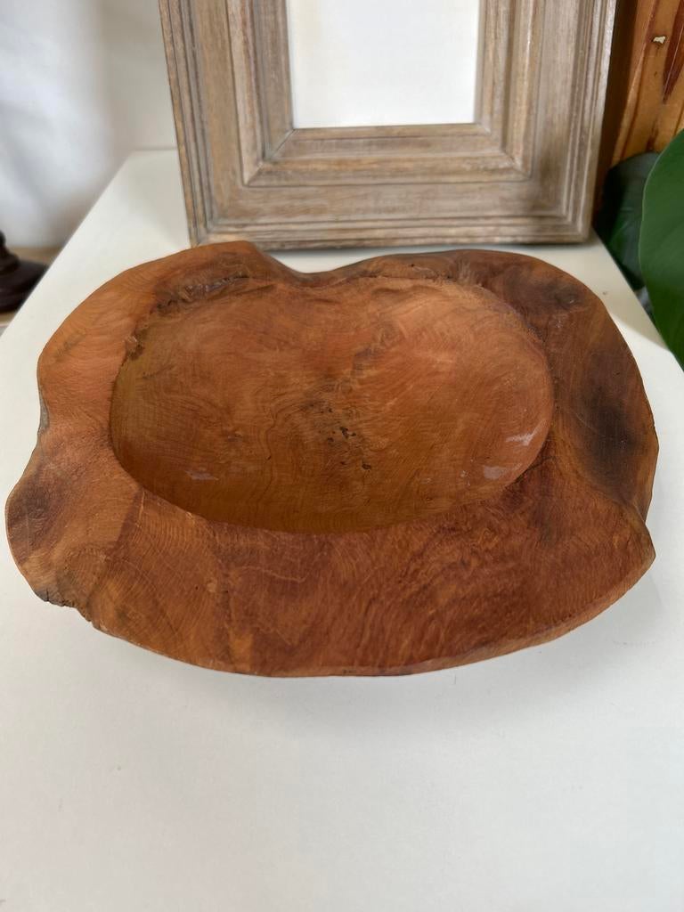 Decoratieve houten schaal - Decowood Bowl, Ophalen of Verzenden, Gebruikt, Rond, Hout