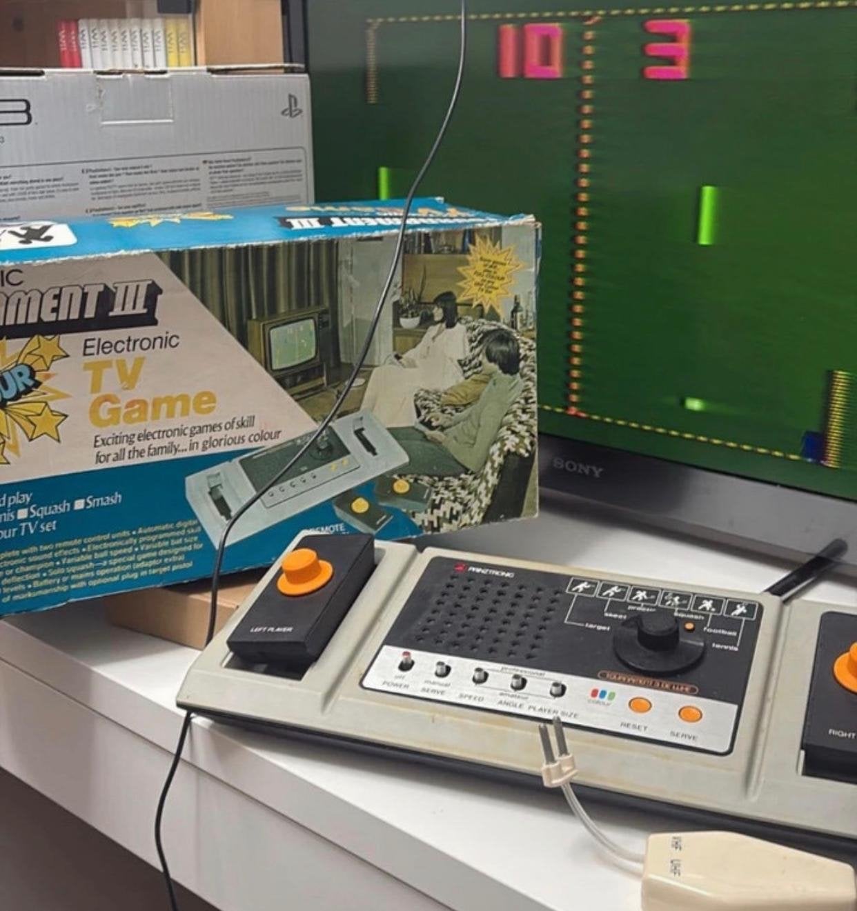 Prinztronic Tournament III Electronic TV Game (Vintage), Spelcomputers en Games, Spelcomputers | Overige, Geen, Ophalen of Verzenden