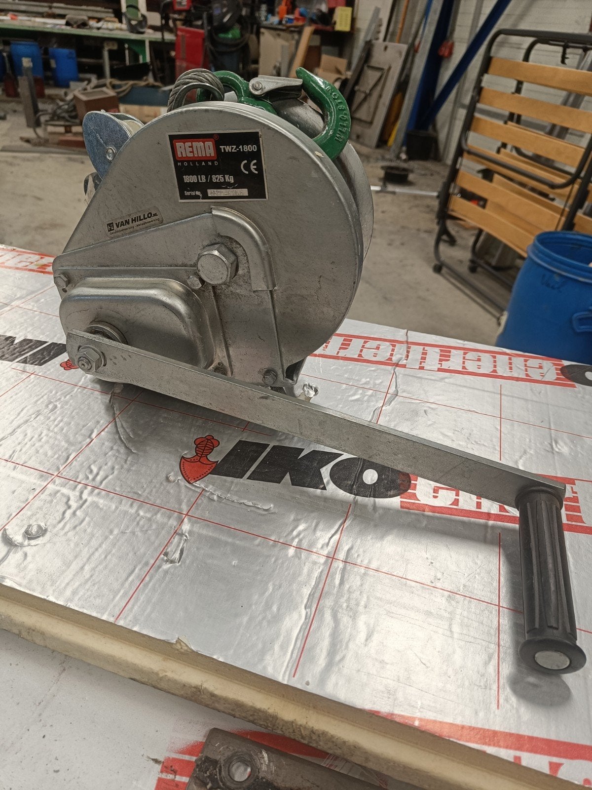 Rema TWZ-1800 Handlier - 825 kg trekkracht, Ophalen