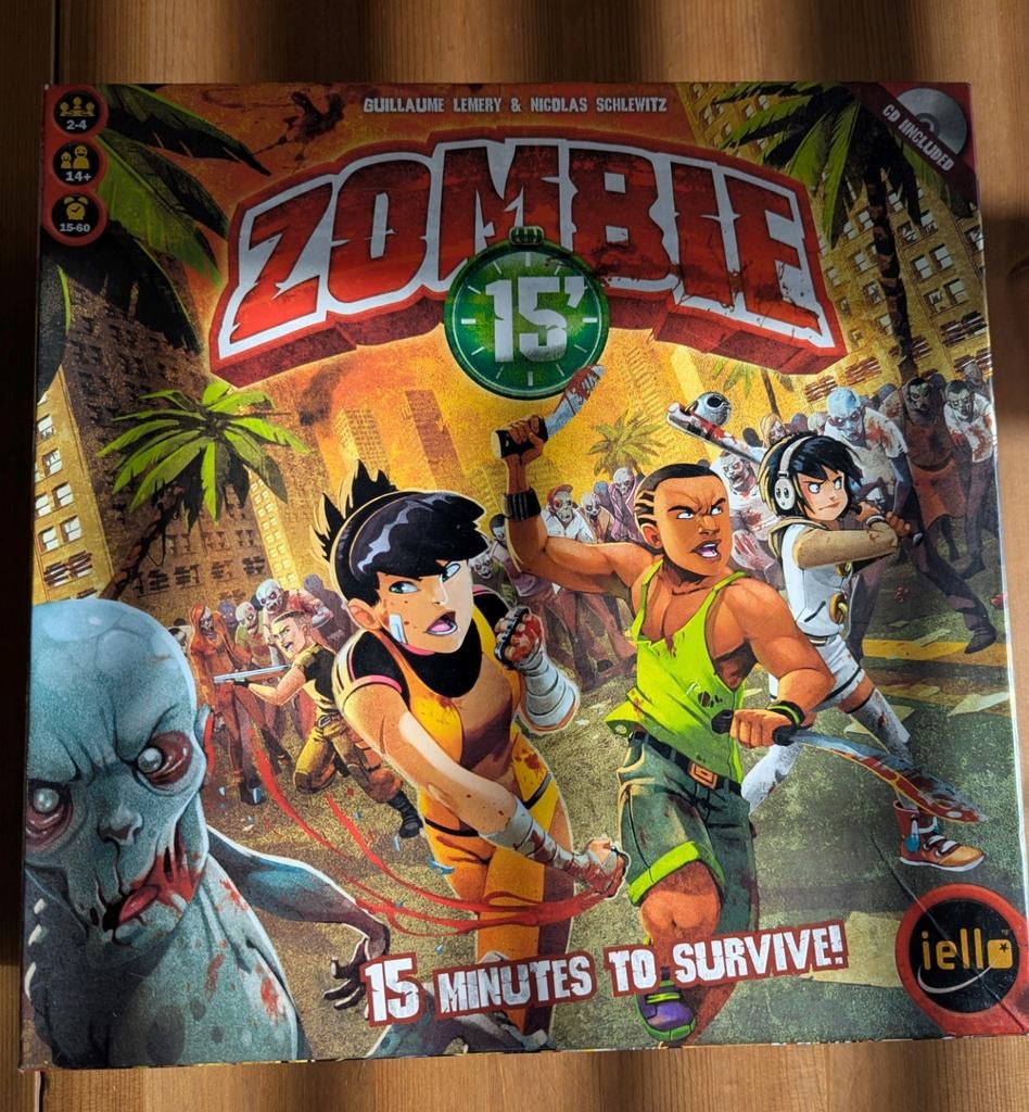 Zombicide: 15 Minutes to Survive! Bordspel (zonder CD), Hobby en Vrije tijd, Gezelschapsspellen | Bordspellen, Ophalen of Verzenden