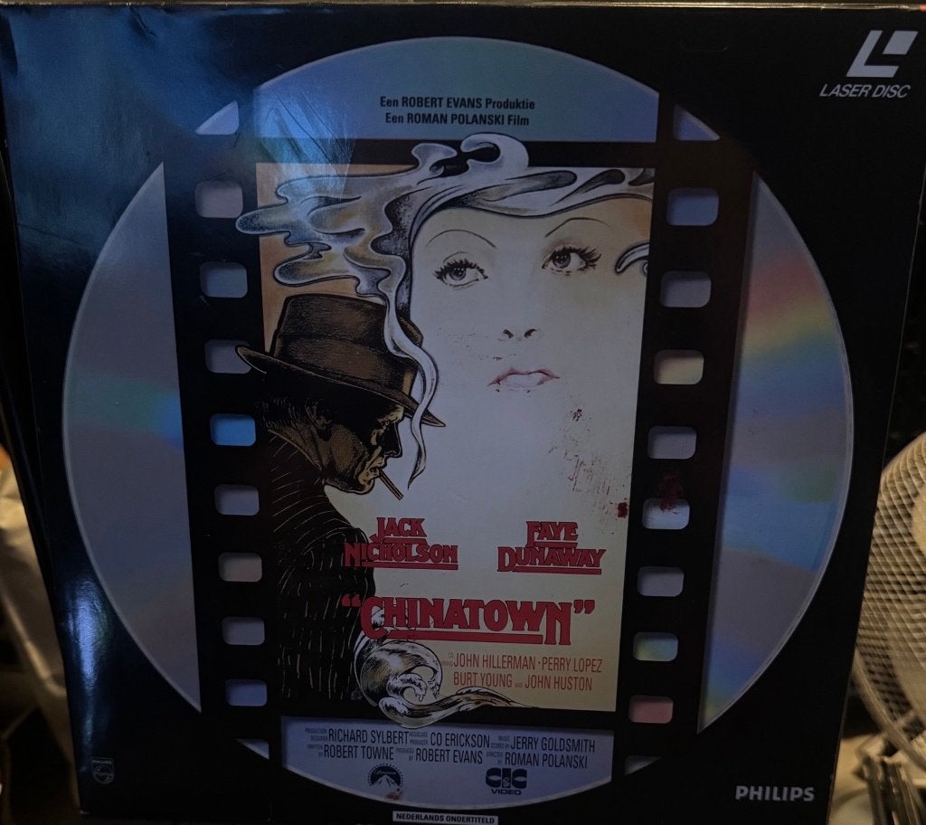 Chinatown LaserDisc PAL NL – Jack Nicholson, Ophalen, Gebruikt, Film, Overige typen