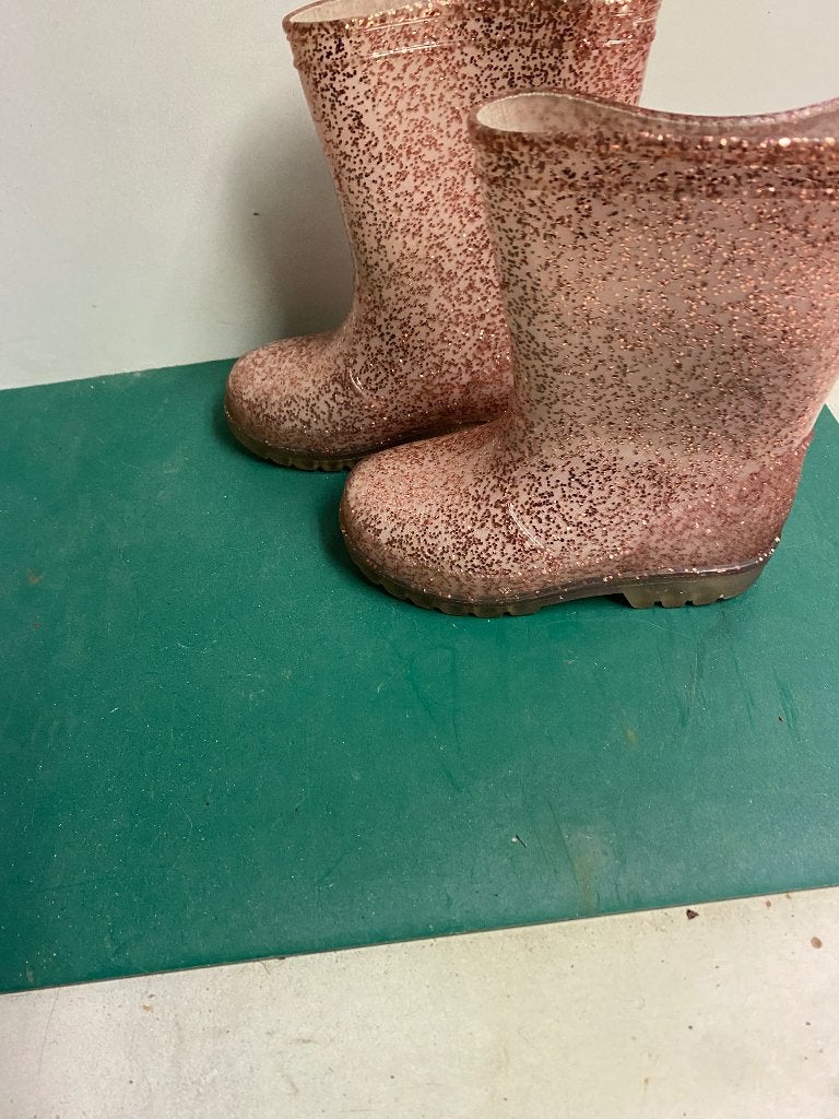 Roze glitter regenlaarzen maat 25, Gebruikt, Meisje, Ophalen of Verzenden, Laarzen