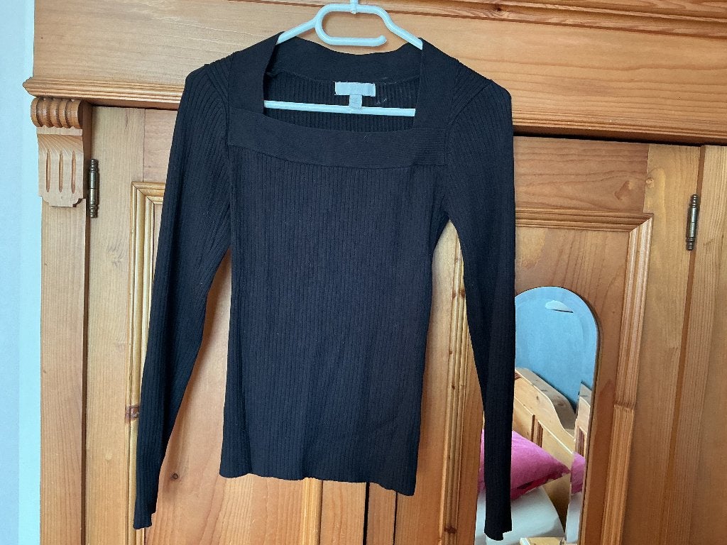 Zwart truitje van h&m. Maat s, Zwart, H&M Divided, Ophalen of Verzenden, Zo goed als nieuw