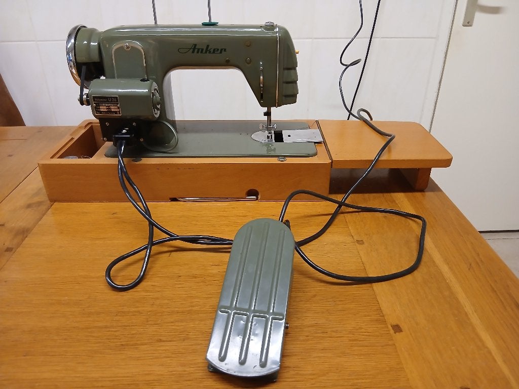 Anker naaimachine - vintage - functioneert, Verzenden, Gebruikt, Naaimachine, Overige merken
