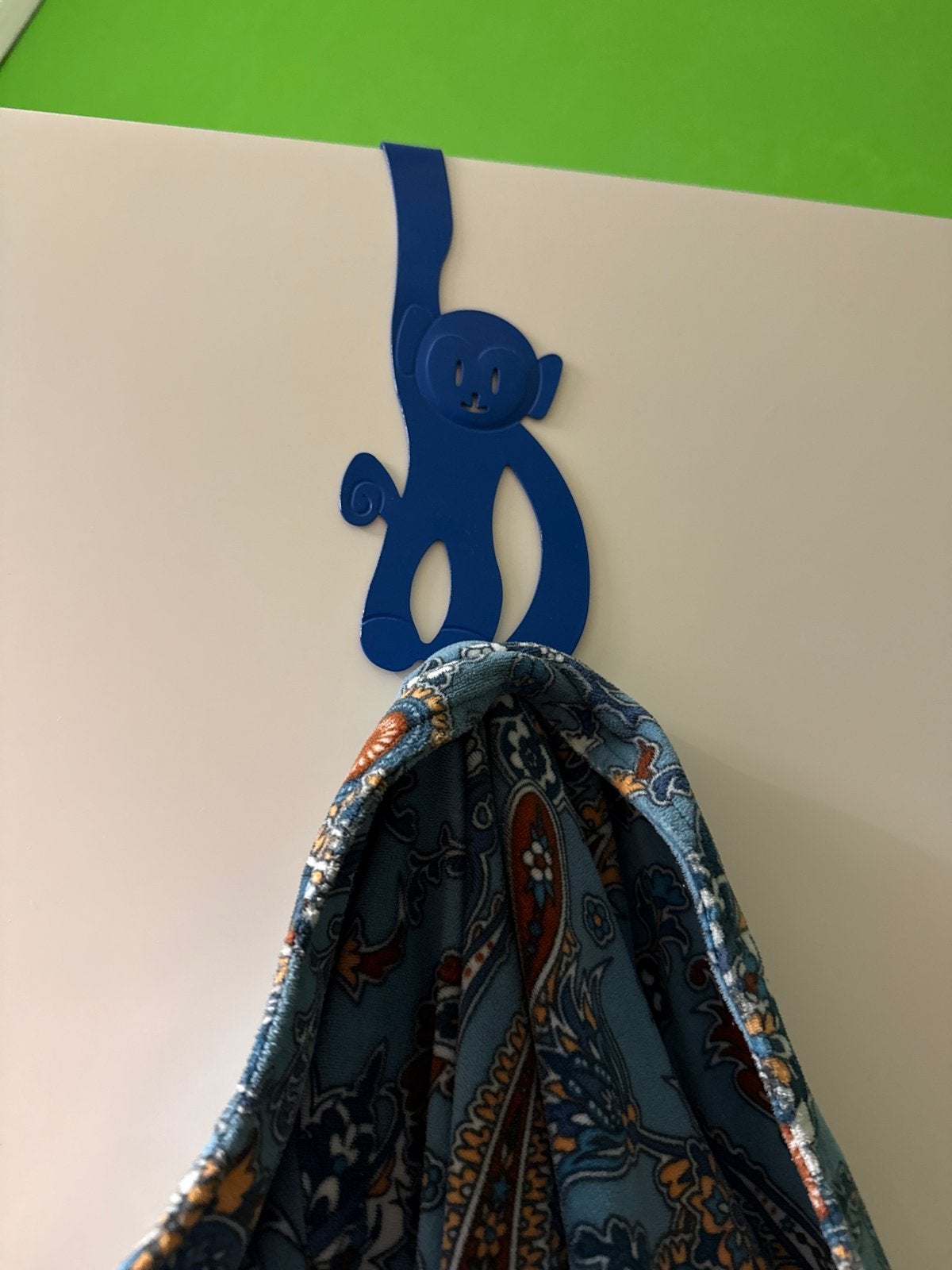 Leuke deurhaak aapje voor de kinderkamer, Ophalen of Verzenden, Nieuw, Metaal, Wandhaken