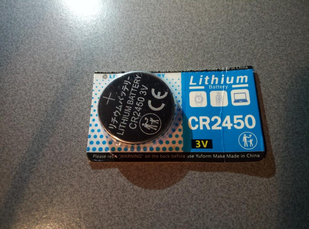 CR2450 knoopcel lithium batterij 3V, Ophalen of Verzenden, Nieuw