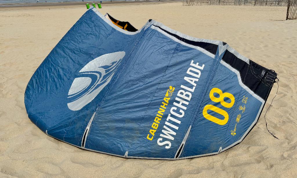 Cabrinha Switchblade 2022 – 8m, Gebruikt, 8 m², Geen board, Ophalen of Verzenden