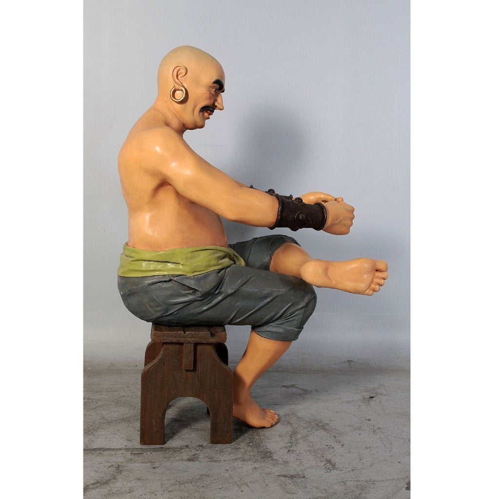 Piraat Moreno 123 cm - piratenbeeld polyester, Ophalen, Nieuw