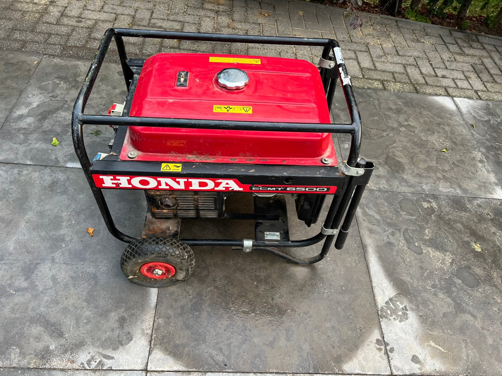 Krachtstroom combi aggregaat honda ECMT 6500  opknapper, 100 liter of meer, Ophalen, Zo goed als nieuw