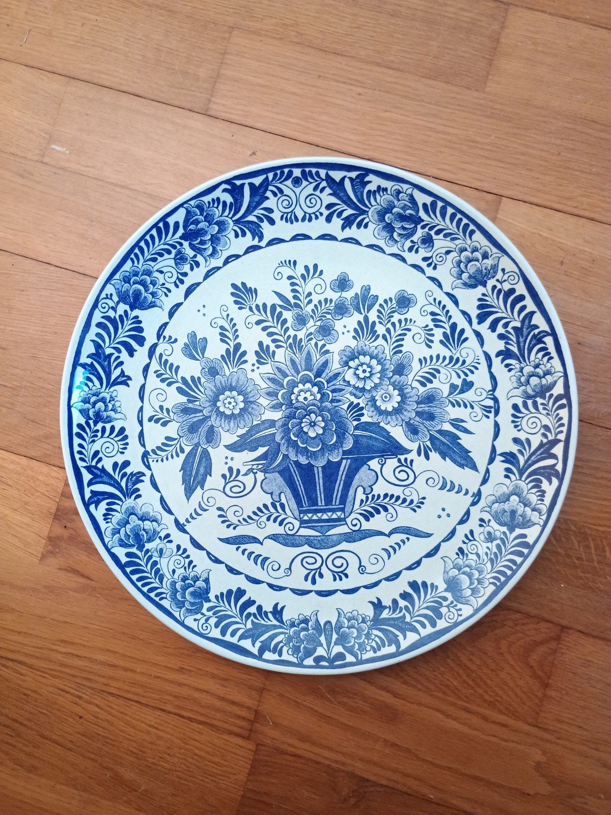 Delfts Blauw Wandbord - Chemkefa - Handgeschilderd, Antiek en Kunst, Antiek | Wandborden en Tegels, Ophalen