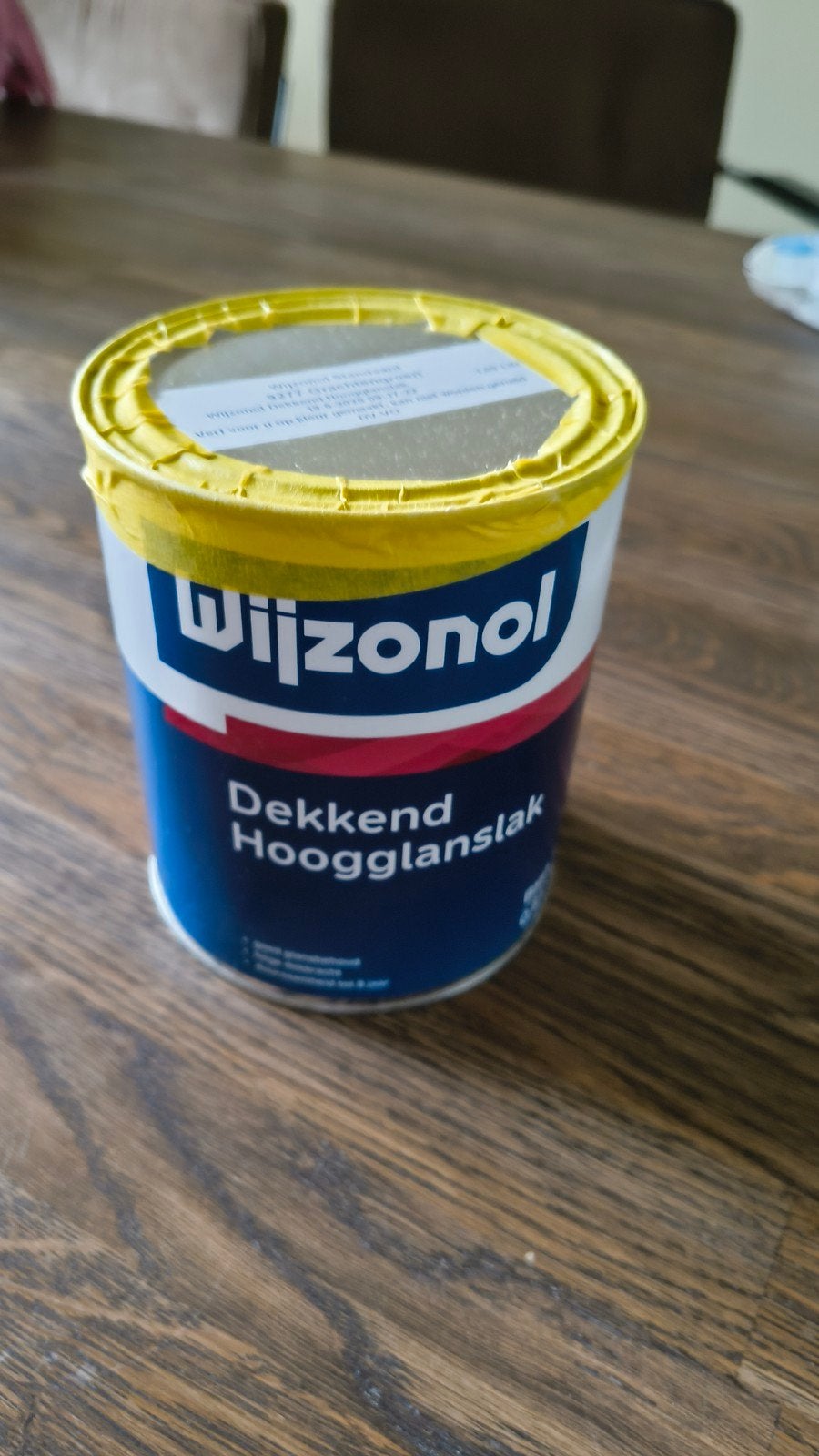 Wijzonol Hoogglanslak Grachtengroen 1l, Ophalen, Nieuw, Wit, Lak