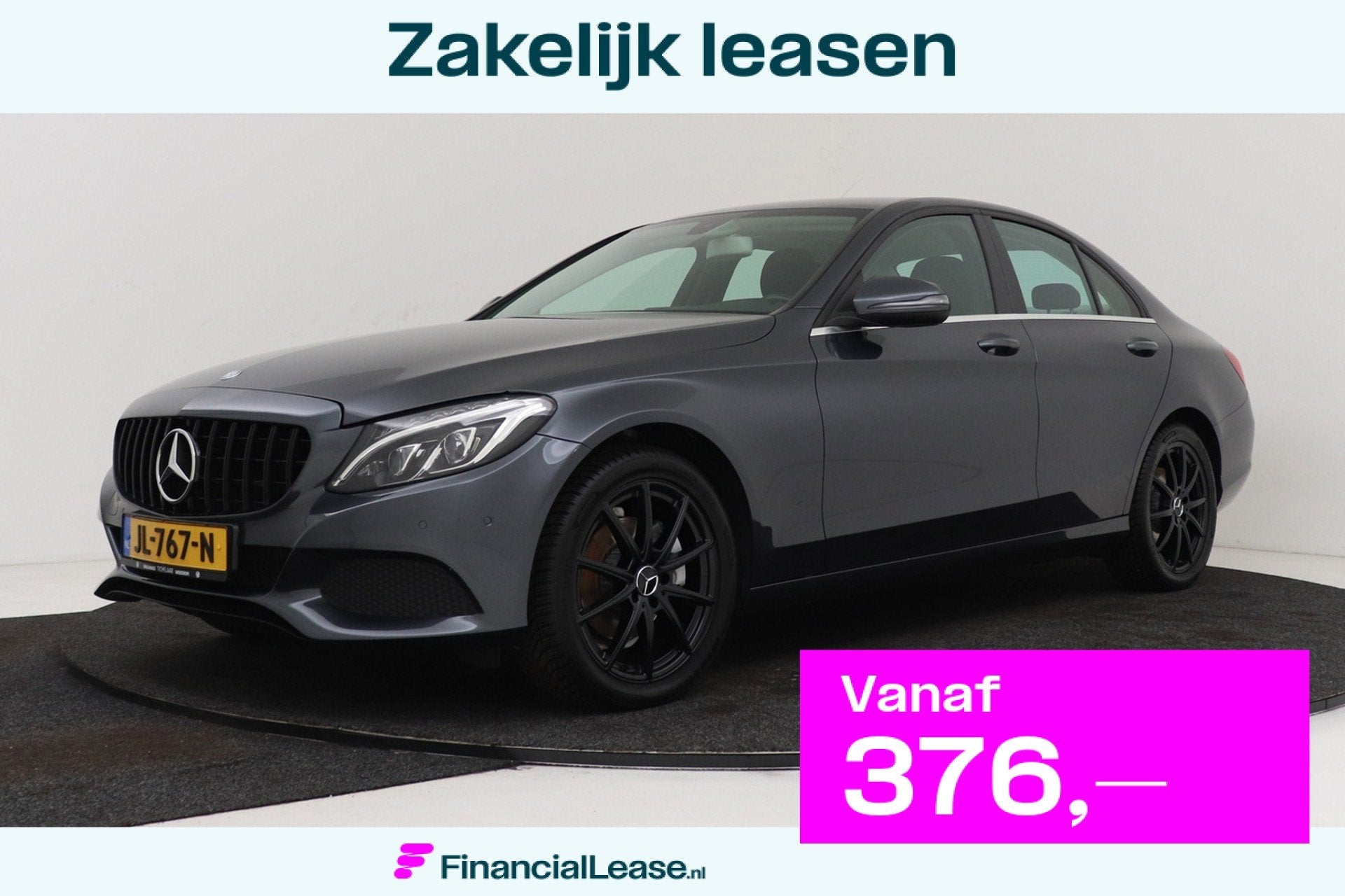 Mercedes-Benz C-klasse 200 Ambition | Org NL | Navigatie | C, Automaat, 4 cilinders, Bedrijf, 19 km/l