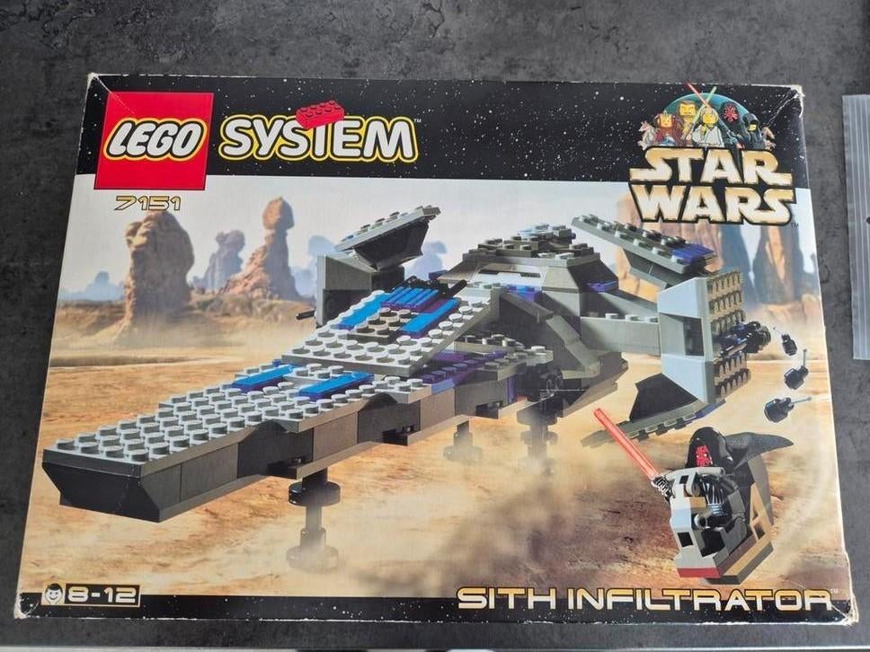 Lego Star Wars 7151 Sith Infiltrator - Gebruikt, Compleet, Ophalen of Verzenden