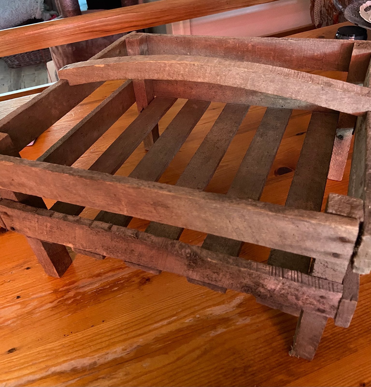 Vintage aardappelbak / fruitkist - decoratief, Ophalen of Verzenden