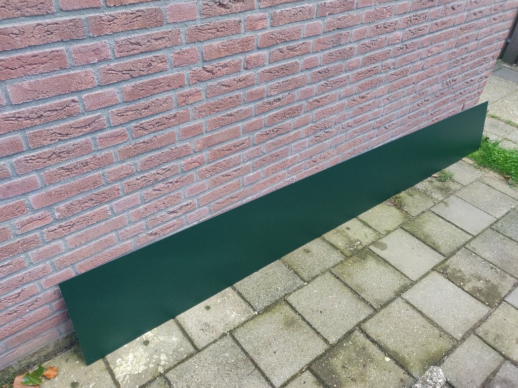 Strook groene Trespa HPL., Doe-het-zelf en Verbouw, Ophalen, Zo goed als nieuw, HPL, Minder dan 20 mm